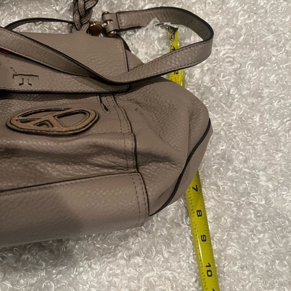 Tory Burch Half Moon Satchel Leather Handbag - Picture 14 of 14